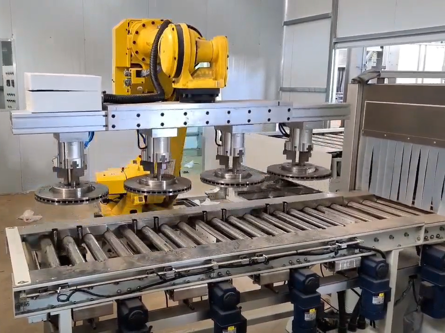 剎車(chē)盤(pán)涂裝線工藝